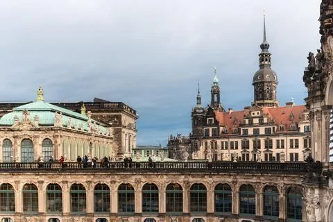 Upper Gallery of the Zwinger. Stock Photos