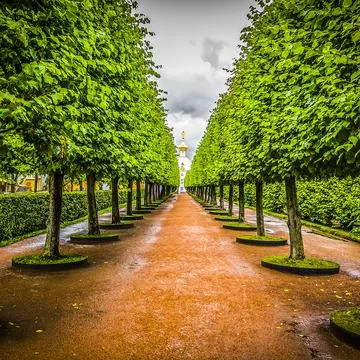 The Upper Garden Stock Photos