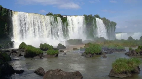 Upper Iguacu Falls Stock Footage 73228667