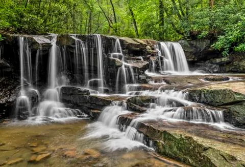 Upper Jonathan Run Falls Stock Photos