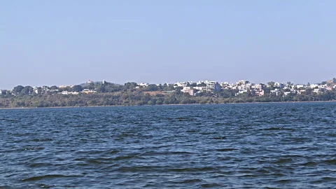 Upper Lake, Also Known As Bada Talab, In Bhopal Stock Footage 296163101