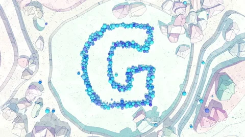 Upper to Lowercase Transform of Letter G in Cartoon Style. Stock Footage 253041311