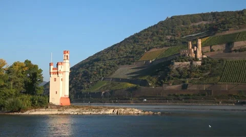 Upper Middle Rhine Valley, Germany Stock Footage 8647709