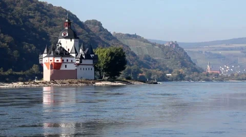 Upper Middle Rhine Valley, Germany Stock Footage 8666381