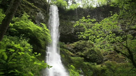 Upper North Falls Waterfall Vídeos de archivo 745979