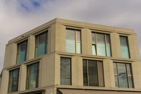 The upper part of a building Stock Photos