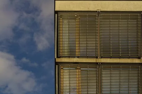 The upper part of an office building Stock Photos