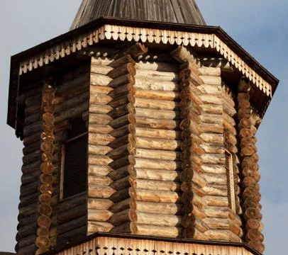 The upper part of the temple under the dome Stock Photos