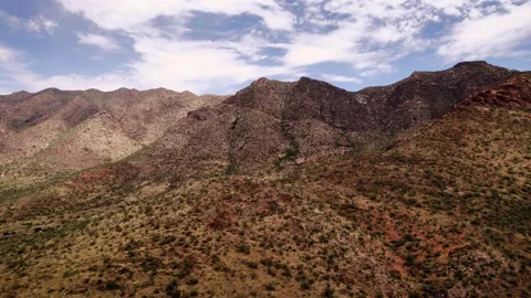 The upper ridges of Franklin Mountain State Park in El Paso, Texas Stock Footage 202074611