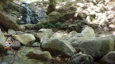 Upper Waterfall in Uvas Canyon Stockbeeldmateriaal 67602155