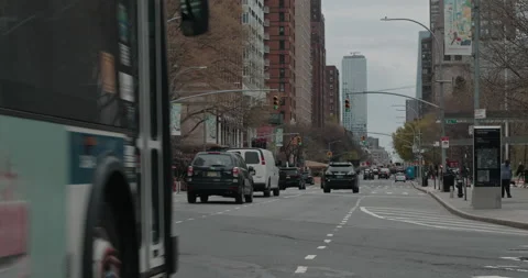 Upper West Side Establishing - Light Traffic, NYC Stock Footage 152730489