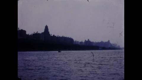 Upper West Side Manhattan New York City Vintage Film 1960s Nostalgia Home Movie 動画素材 103200203