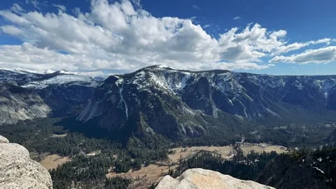 Upper Yosemite Falls  Timelapse Stock Footage 320034370