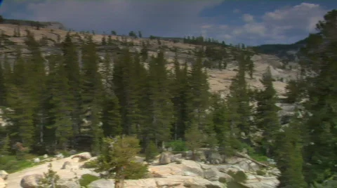 Upper Yosemite Olmstead Point Stock Footage 418850
