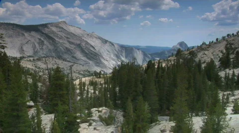 Upper Yosemite Olmstead Point Stock Footage 418933