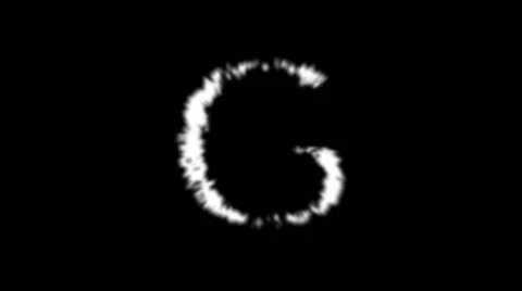 Uppercase Alphabet bleed in Stock Footage 48131099