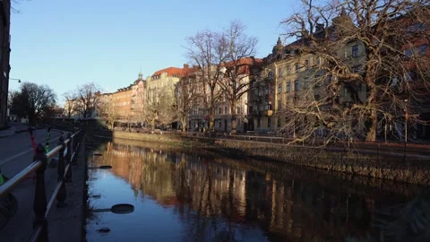 Uppsala city view Stock Footage 329673003