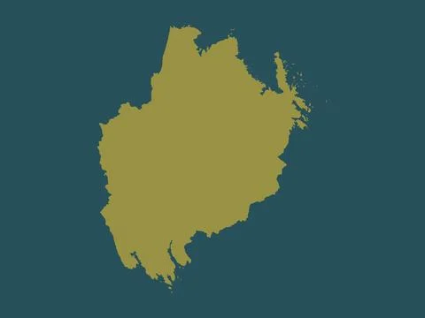 Uppsala, Sweden. Solid color shape Stock Illustration