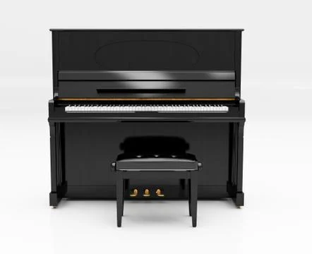 Upright piano Stock Illustration
