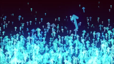 Uprising Directional Arrows Background Stock-Footage 314098640