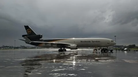Ups cargo airlines Stock Photos