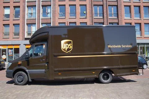 UPS delivery Truck Stock Photos