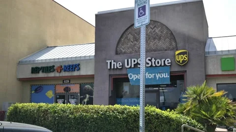 UPS store Stock Footage 157337200