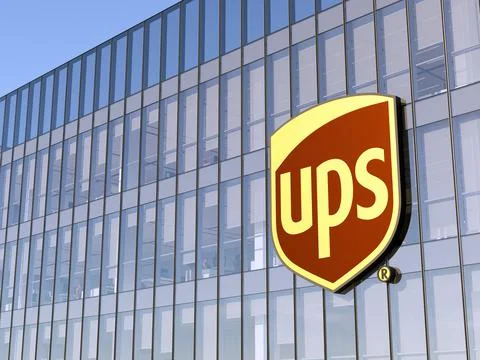 UPS - United Parcel Service Ilustração Stock