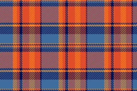 Upscale check textile pattern, list tartan seamless plaid. Refresh fabric v.. Stock Illustration