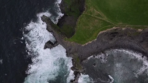 Upscale irish cliff shot Stock Footage 307795669