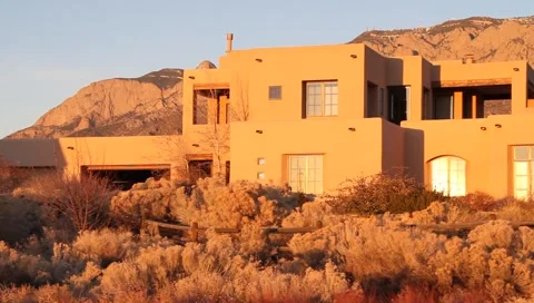 Upscale Modern Home Stock Footage 1098681