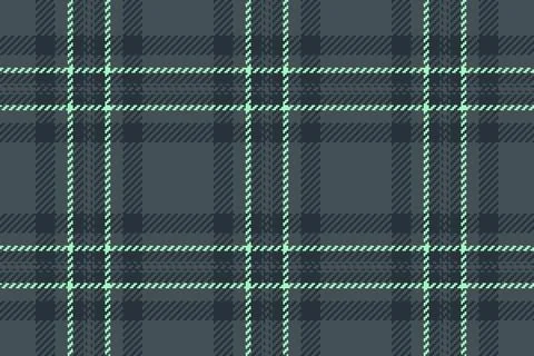 Upscale plaid check texture, canadian tartan fabric vector. Silky backgroun.. Stock Illustration