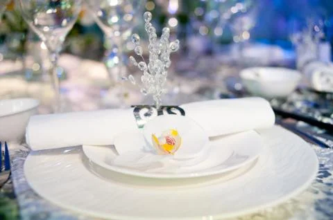 Upscale tableware Stock Photos