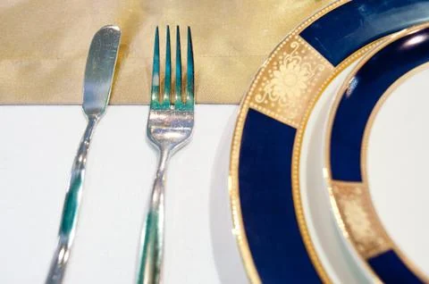 Upscale tableware Stock Photos