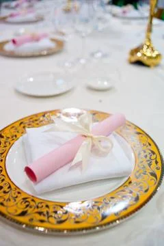 Upscale tableware Stock-Fotos