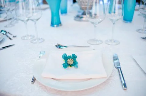 Upscale tableware Stock Photos