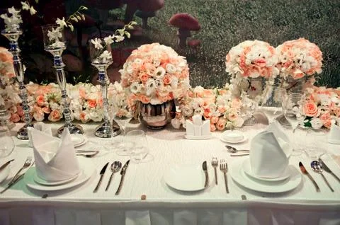 Upscale tableware Stock Photos