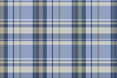 Upscale textile check pattern, single texture vector tartan. Skirt plaid fa.. Stock Illustration