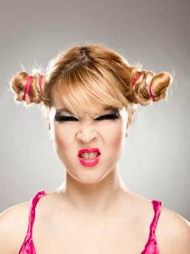 Upset expression Stock Photos