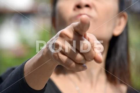 Upset Filipina Gramma Stock Photos
