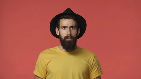 Upset guy looking intense was waiting results realise he lost, clench teeth from Stock Footage 115779641