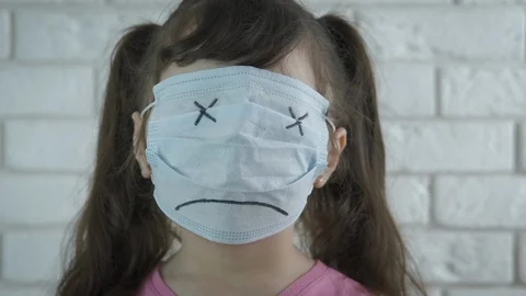 Upset mask. Stock-Footage 126867683