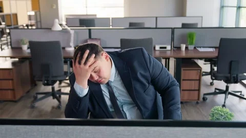 Upset Thick Businessman Stock-Footage 273562633
