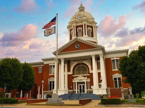 Upshur county courthouse Foto stock