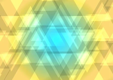 Upside down abstract triangle overlap background Stock Illustration