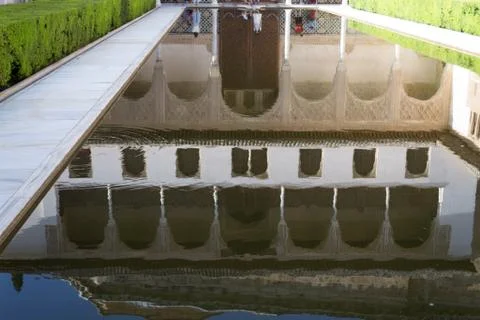 Upside down in Alhambra Stock Photos