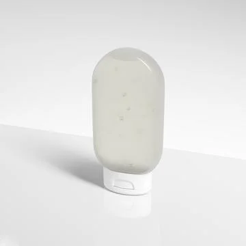 Upside down bottle mockup, Squeeze Lotion Bottle with Flip Top Cap packaging Stock Illustration