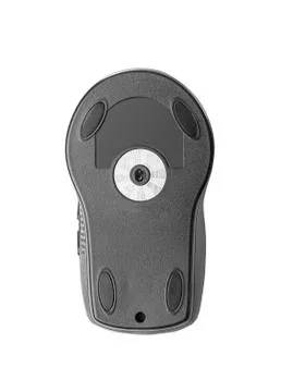 Upside down computer mouse isolated on a white background. Foto stock