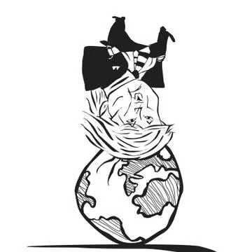 Upside Down Stock Illustration