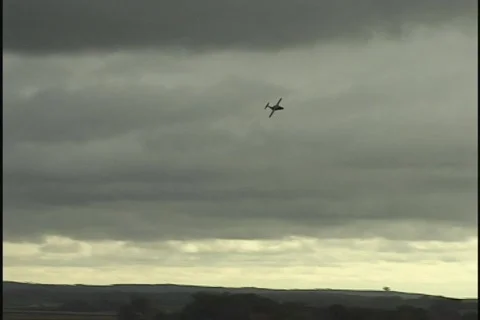Upside down jet Stock Footage 289113